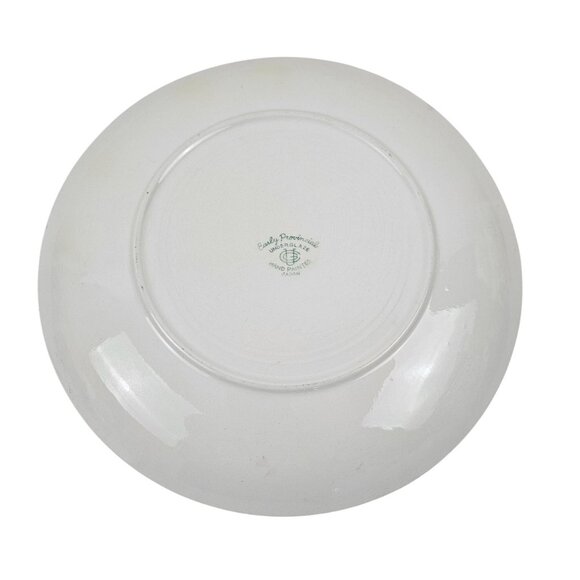 Early Provincial Dinner Plate Hand Painted Ceramic Rooster Roses UCAGCO Japan - Picture 7 of 10